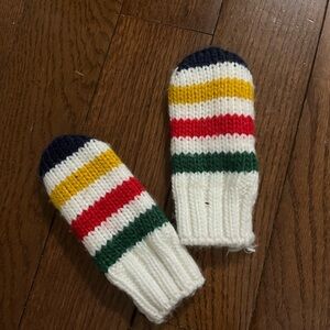 Iconic Hudson’s Bay Stripe Infant Mittens